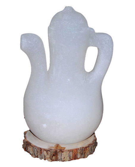 İbrik Şekilli Doğal Kaya Tuzu Lambası Çankırı Kablolu Ampullü Beyaz 5-7 Kg İbrik Şekilli Doğal Kaya Tuzu Lambası Çankırı Kablolu Ampullü Beyaz 5-7 Kg
