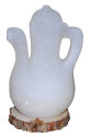 İbrik Şekilli Doğal Kaya Tuzu Lambası Çankırı Kablolu Ampullü Beyaz 5-7 Kg İbrik Şekilli Doğal Kaya Tuzu Lambası Çankırı Kablolu Ampullü Beyaz 5-7 Kg