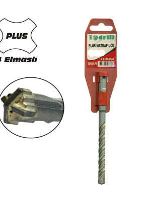 Todrill TD50613 18X460 Sds Plus 4 Elmaslı Matkap Ucu Todrill TD50613 18X460 Sds Plus 4 Elmaslı Matkap Ucu
