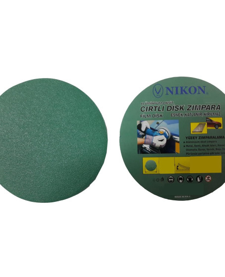 Nikon 52025 Kırılmaz Yeşil Cırt Zımpara 115X60 Kum