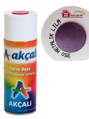 Akçalı Sprey Boya 400 ml 350 Metalik Lila