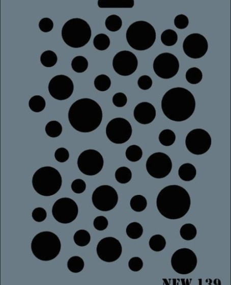 Rich New Seri N-139 Stencil 35x25 cm
