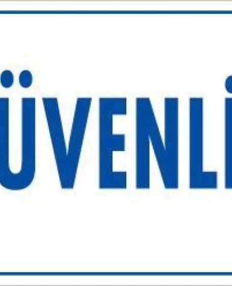 Güvenlik Uyarı Levhası 17,5x25 KOD:1717 Güvenlik Uyarı Levhası 17,5x25 KOD:1717
