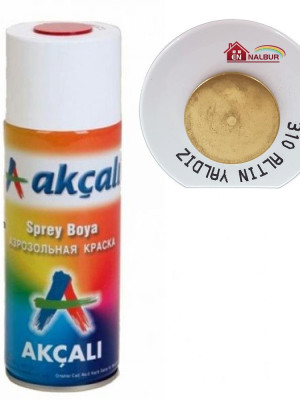 Akçalı Sprey Boya 400 ml 310 Altın Yaldız Akçalı Sprey Boya 400 ml 310 Altın Yaldız