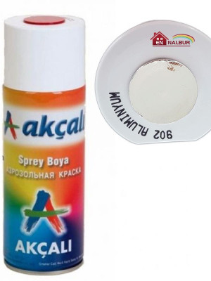 Akçalı Sprey Boya 400 ml 902 Alüminyum Akçalı Sprey Boya 400 ml 902 Alüminyum