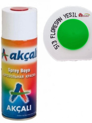 Akçalı Sprey Boya 400 ml 513 Florasan Yeşil Akçalı Sprey Boya 400 ml 513 Florasan Yeşil