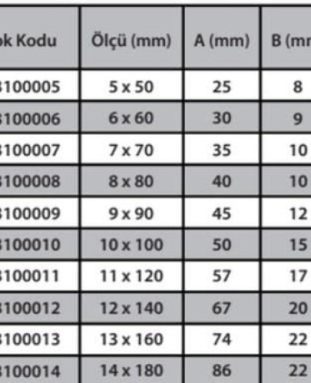 Karabina Vidalı 12 mm ( 2 Adet ) Karabina Vidalı 12 mm ( 2 Adet )