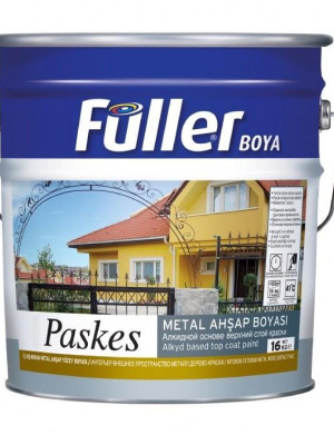 Paskes Sentetik Metal Boya 0,75 Kg Bayrak Kırmızı