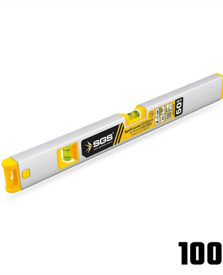 Sgs 1736 Alüminyum Mıknatıslı Su Terazisi 100 cm