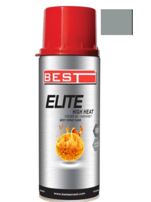 Best Elite Gümüş 600 C Isıya Dayanıklı Sprey Boya 400 ml