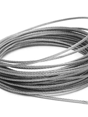 Çelik Halat 4 mm 10 Metre (6X7 K.ÖZ)