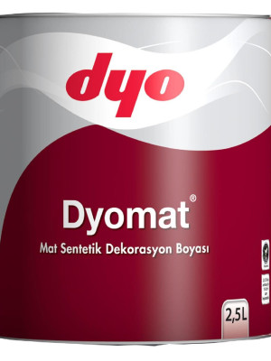 Dyomat Mat Dekorasyon Boyası 0,75 Litre Beyaz