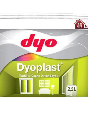 Dyo Dyoplast Plastik İç Cephe Boyası 2,5 Litre Siyah