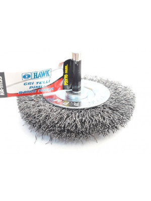 Hawk HA11133 Pimli Gri Tel Daire Fırça 75x10 mm