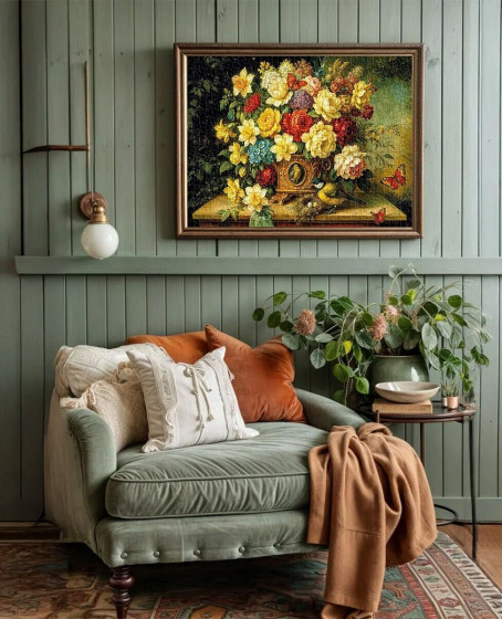 20857 PUZZLE 1000 Flowers and Wings
