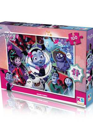 VP714 Vampirina 100 Parça Çocuk Puzzle -KS Puzzle