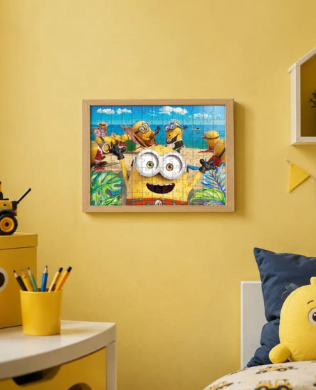 MO 714 MINIONS 100 PARÇA LİSANSLI PUZZLE - 1 Adet