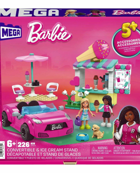 HPN78 MEGA Barbie® Dondurma Standı 226 parça +6 yaş