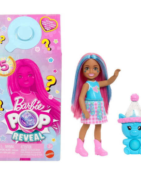 JCN89 Barbie Chelsea POP Reveal Milkshake Serisi