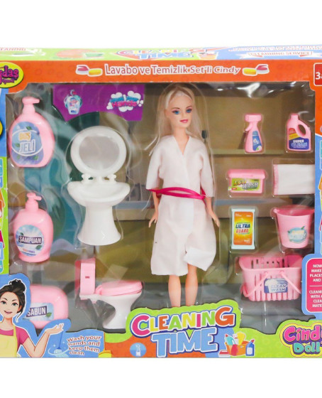 02452 Cindy Doll Bebek Lavabo ve Temizlik Seti -Oydaş Oyuncak 02452 Cindy Doll Bebek Lavabo ve Temizlik Seti -Oydaş Oyuncak