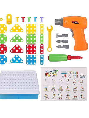 URT014-001 Birlik, 3D Eğitici Matkap Seti Hayvanlar Özel Fiyatlı Ürün
