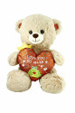 PJH2323 Peluş Kalpli Ayı Love You 30 cm