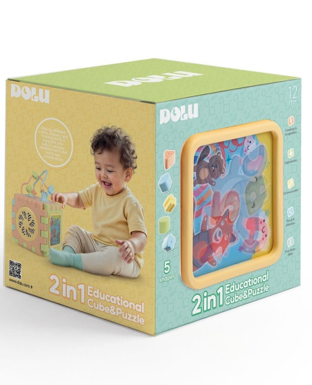 5292 OYUNCAK EDUCATIONAL CUBE PUZZLE