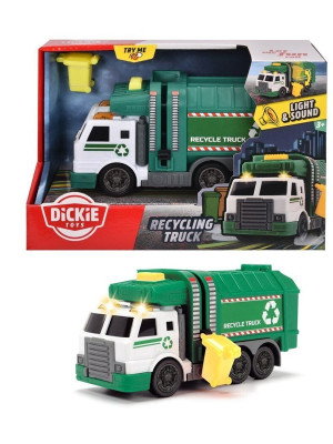 203302018 Dickie, Geri Dönüşüm Kamyonu 15 cm