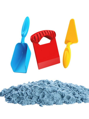 03691 AKSESUARLI MAVİ KİNETİK OYUN KUMU 1000 GR