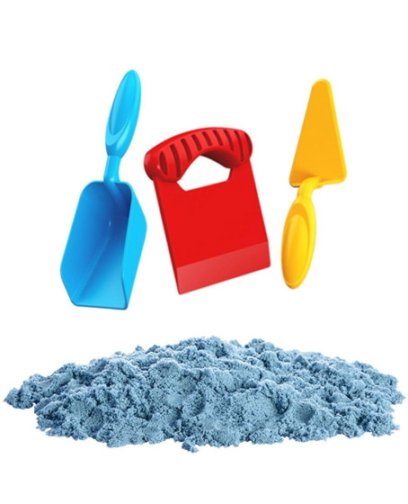03691 AKSESUARLI MAVİ KİNETİK OYUN KUMU 1000 GR