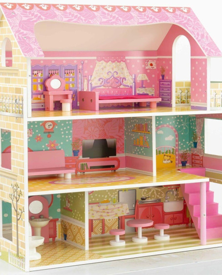TX1055 AHŞAP 3 KATLI 10 PARÇA AKSESUARLI