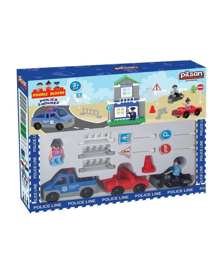 03 613 Pilsan Double Bloklar Trafik Kontrol Seti 03 613 Pilsan Double Bloklar Trafik Kontrol Seti