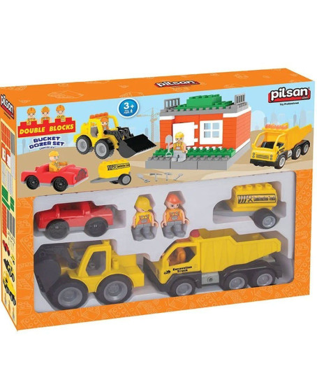 03 614 Pilsan Double Bloklar Kepçeli Dozer