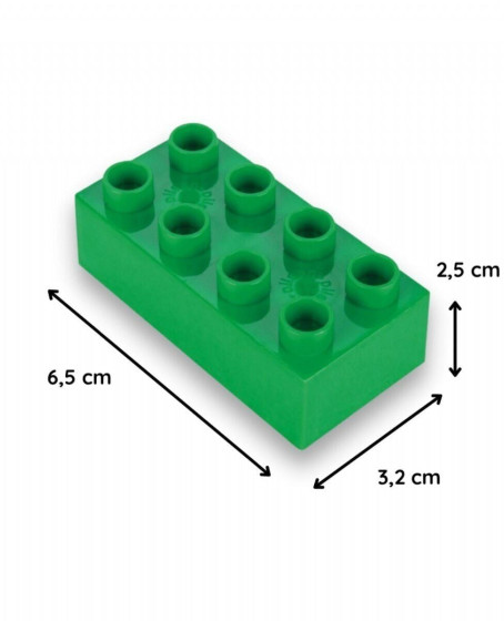 03 555 MAKRO 6 RENKLİ TUĞLA BLOKLAR 03 555 MAKRO 6 RENKLİ TUĞLA BLOKLAR