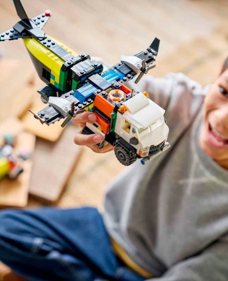 60505 Lego City Uçak, Servis Kamyonu ve Hoverkraft 990 parça +7 yaş 60505 Lego City Uçak, Servis Kamyonu ve Hoverkraft 990 parça +7 yaş