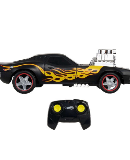 JNB89 Hot Wheels Uzaktan Kumandalı 1:16 Siyah Rodger Dodger