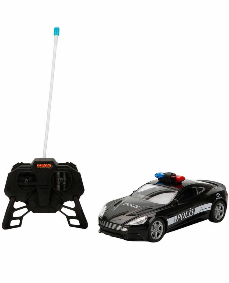 20357 Uzaktan Kumandalı Suncon Işıklı Polis Arabası 21 cm