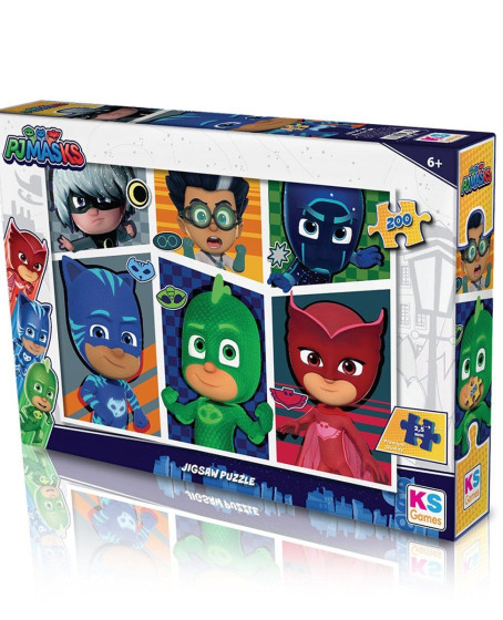PJM113 KS PJ Masks / 200 Parça Puzzle