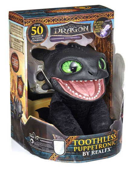 WS HTTYD-1001 Real FX Toothlees 30 cm Elektronik Kukla