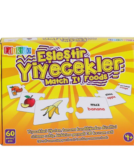 EDU-1002 Eşleştir Yiyecekler -Chiva