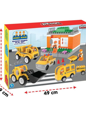 03 614 1010361401002 DOUBLE BLOCKS KEPÇELİ DOZER SETİ 03 614 1010361401002 DOUBLE BLOCKS KEPÇELİ DOZER SETİ