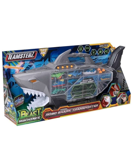 74461 Teamsterz Beast Machines Robo Shark Çantalı Transporter -Sunman