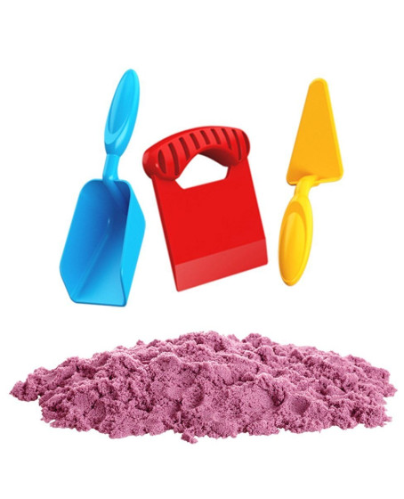 03693 AKSESUARLI PEMBE KİNETİK OYUN KUMU 1000 GR