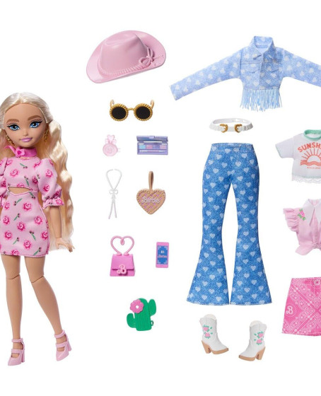 JGH87 Malibu - Barbie Dream Besties Festival Kombinleri ve Aksesuarları