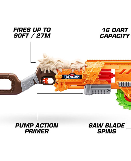 S00036732 SUN-ZUR-X-SHOT SİLAH SÜNGER ATAN 16 MERMİLİ