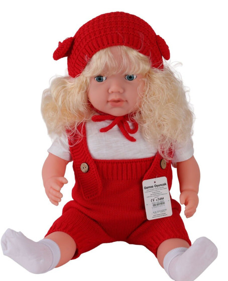 5214 60 CM TRİKOLU TULUMLU SAÇLI BÜYÜK BEBEK 5214 60 CM TRİKOLU TULUMLU SAÇLI BÜYÜK BEBEK