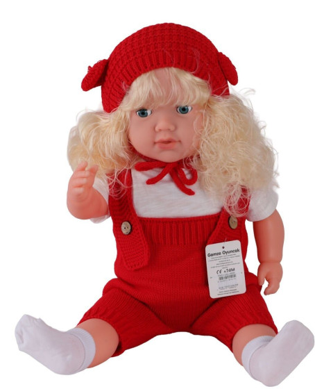 5214 60 CM TRİKOLU TULUMLU SAÇLI BÜYÜK BEBEK 5214 60 CM TRİKOLU TULUMLU SAÇLI BÜYÜK BEBEK