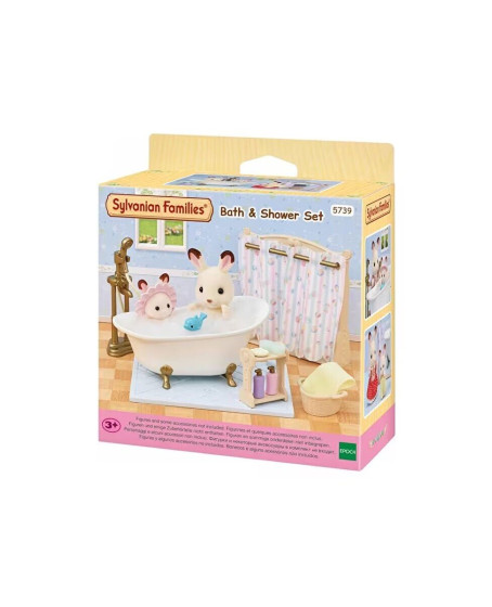 5739 Sylvanian Families Banyo ve Duş Seti (figürler dahil değildir) +3 yaş