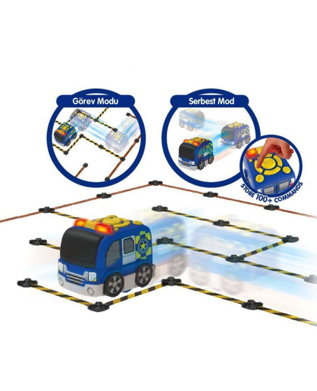 SIL/81471 Silverlit Tooko Programlanabilen Polis Aracı Oyun Seti SIL/81471 Silverlit Tooko Programlanabilen Polis Aracı Oyun Seti