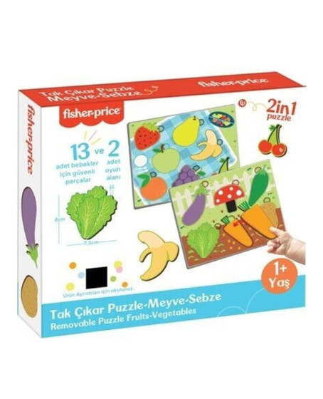 FP2793 FISHER PRICE TAK ÇIKAR PUZZLE MEYVE SEBZE FP2793 FISHER PRICE TAK ÇIKAR PUZZLE MEYVE SEBZE